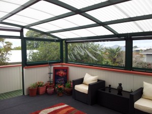 Verandah Curtains - Easiroll Roofing